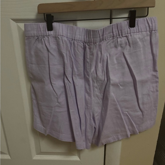 J. Crew Women's High Waist Shorts in Light Purple - Size L - NWT - Picture 6 of 7